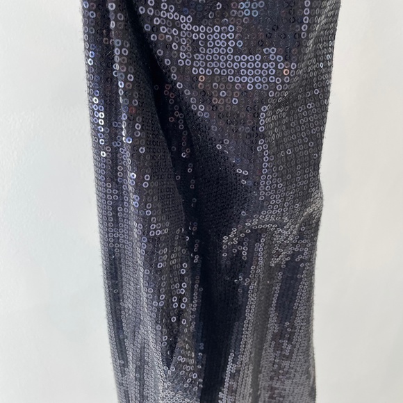 Sequined Leggings Forever 21 Navy Dark Purple XS - Picture 5 of 11